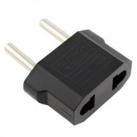 Schuko adapter US na EU Black Schuko adapter US na EU Black