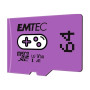 Emtec MicroSD Gaming Purple Memory Card 64GB A1 Class10