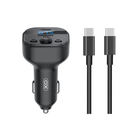 XO BCC18 FM Transmitter Bluetooth + Car charger + Type-C cable