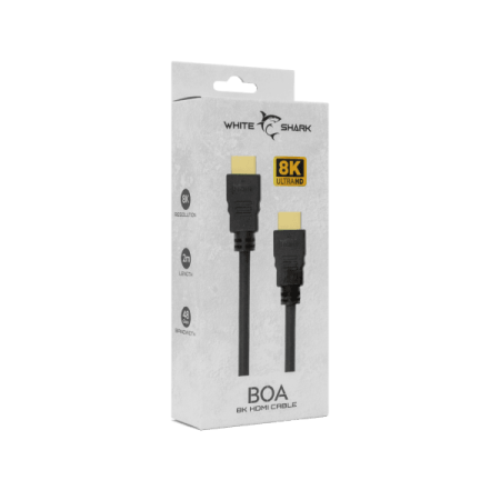 White Shark BOA KABAL HDMI-HDMI 2,1 M/M 2M 8K@60Hz