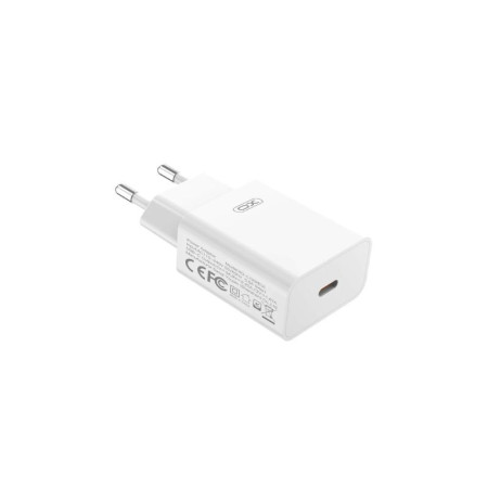 Kucni punjac XO L126 USB-C PD20W fast White - glava