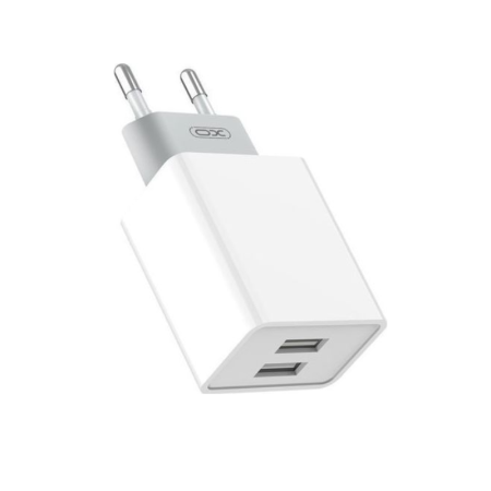 Kucni punjac XO L65 2x USB 2,4A White - Glava Refuza