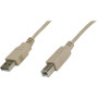 USB KABL 2.0. A-B 1,8M  AK-300102-018-E