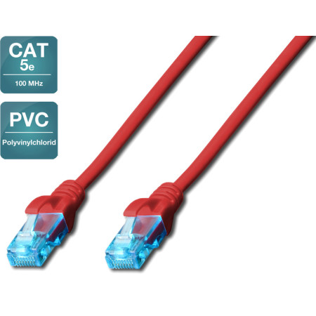 UTP CAT5E 2M CRVENI  DK-1512-020/R