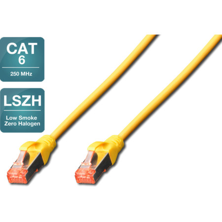 PATCH CAT6 SSTP 0.5M ZUTI  DK-1644-005/Y