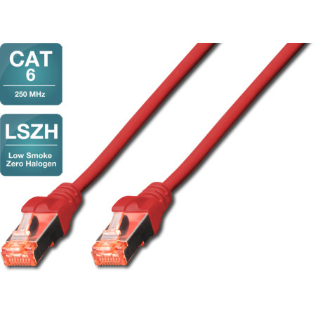 PATCH CAT6 SSTP 2M CRVENI  DK-1644-020/R