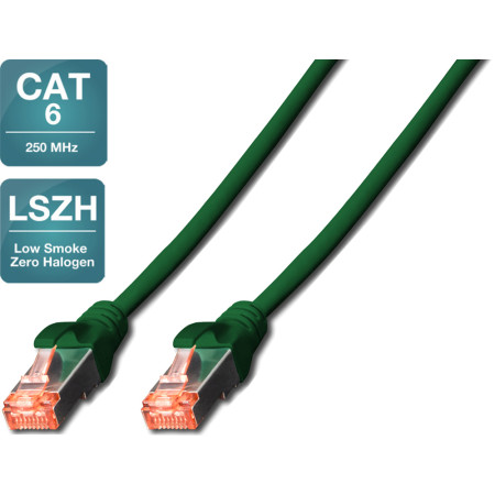 PATCH CAT6 SSTP 3M ZELENI  DK-1644-030/G