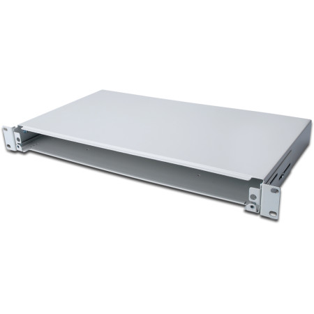 LWL PATCH PANEL UNIVERZALNI 1U SIVI  DN-96200