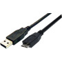 USB KABL 3.0 A-B MICRO 1,8M  AK-300116-018-S