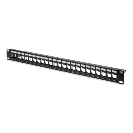 PATCH PANEL MODULARNI PRAZAN 24 PORNI CRNI 9005