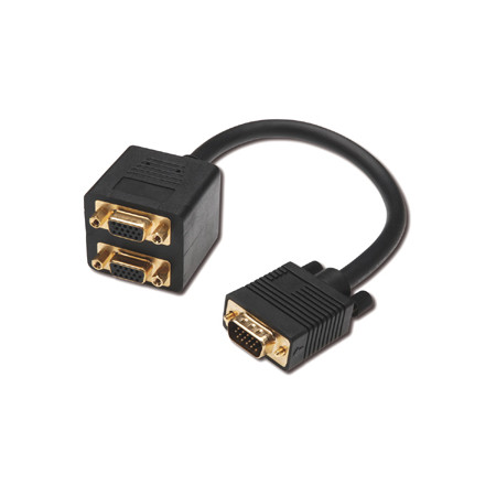 ADAPTER PRELAZ VGA MUSKI NA - 2X VGA ZENSKI AK-310400-002-S