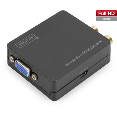 ADAPTER PRELAZ VGA / AUDIO - HDMI USB POWER AKTIVNI  DS-40130-1