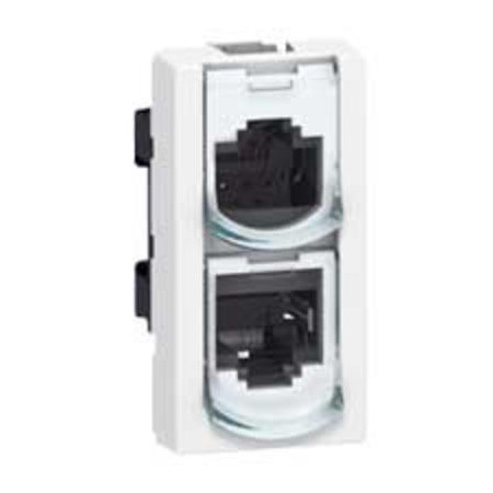 LEGRAND MOSAIC UTICNICA KOMBINACIJA RJ45 - RJ11 1M - 076535