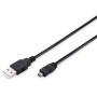 USB KABL 2.0 A-B MINI 4-ST 1M  AK-300107-010-S