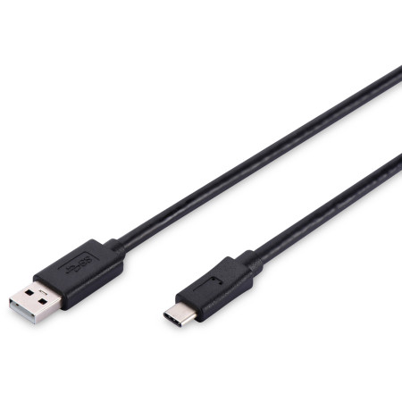 USB KABL 2.0 TYPE C - A, M/M 1,8M  AK-300136-018-S