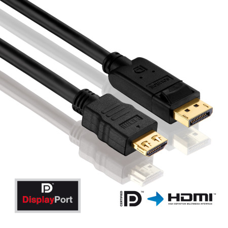 DISPLEY PORT KABL (M) - HDMI (M) 3M  PI5100-030