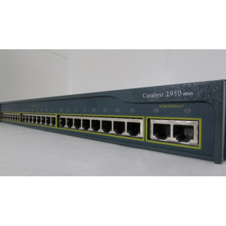 RFB - CISCO WS-C2950T-24  24 PORT 10/100 + 2 UPLINK PORTS