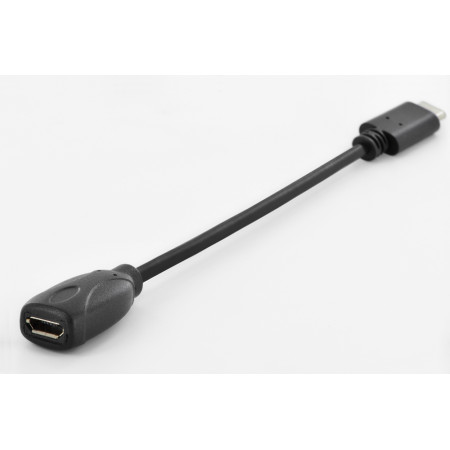 USB KABL 2.0 TYPE C - B MICRO, M/Z  0,15M  AK-300316-001-S