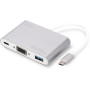 ADAPTER PRELAZ USB 3.0 TYPE-C - VGA MULTIPORT ADAPTER DA-70839