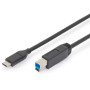 USB KABL 3.0 TYPE C - B, M/M 1,8 M  AK-300149-018-S