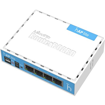 MIKROTIK ACCESS POINT WLAN 2.4GHZ 1,5DBI 5 PORT HAP LITE  RB941-2ND