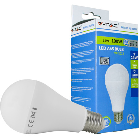 LED SIJALICA E-27 15W V-TAC- LED-E27-15-W-A65-1