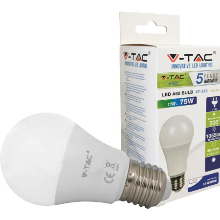 LED SIJALICA E-27 11W V-TAC- LED-E27-11-N-A60-SA