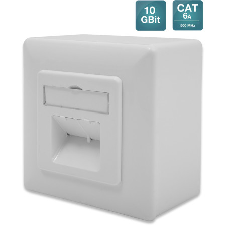 UTICNICA 2XRJ45 NADZIDNA CAT6A  DN-9007-S-1