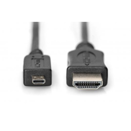 HDMI KABL HIGH SPEED WITH ETHERNET CONNECTION CABLE, TYPE D-A - AK-330109-020-S