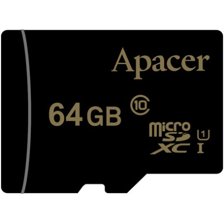 SD MICRO APACER 64GB UHS-I U1 - AP64GMCSX10U1-R