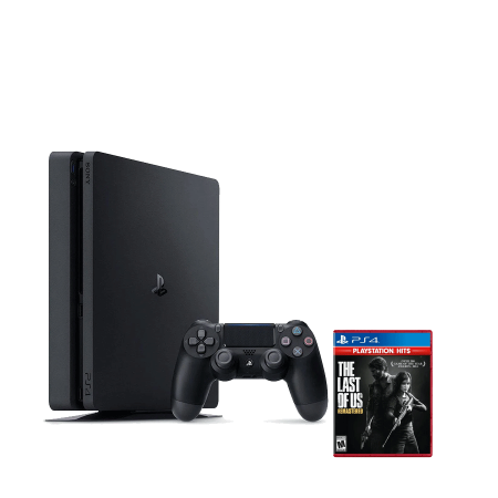 PlayStation 4 500GB F Chassis Black + The Last of Us Remastered HITS PS4