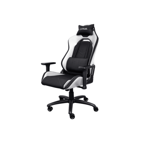 Trust GXT 714W gaming stolica RUYA, crno-bijela, udobna,podesiva, ergonomska, eko materijal