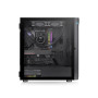 Thermaltake H590 TG ARGB Mid tower, 2x RGB strips, tempered glass, SPCC