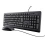 Trust Basics set tastatura+miš, US lokalizacija, žičani