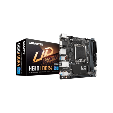 Gigabyte MB H610I DDR4LGA 1700 PCIe 4.0 Intel H6104xDDR4,VGA,HDMI,2xDP, mini ITX