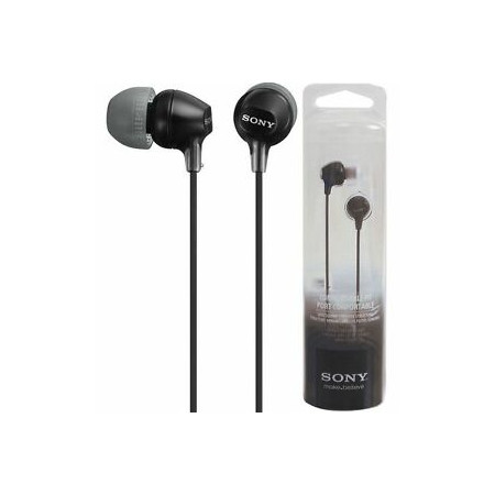 Sony slušalice EX-15 crne,In-Ear, mikrofon