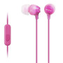 Sony slušalice EX-15 pinkIn-Ear, mikrofon