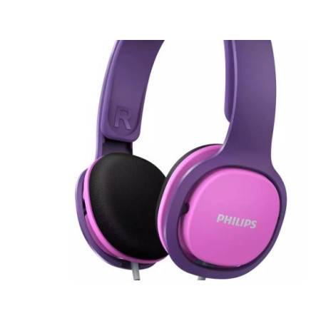 Philips  SHK2000PK dječije sl, žičane slušalice, boja pink, sa ograničenjem glasnoće do 85dB