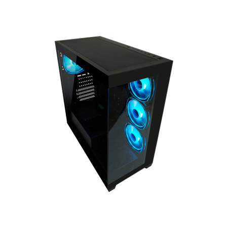 LC-Power Case Gaming 715B Midi-tower, ATX, 4x ARGB fan1x USB-C, 2x USB-A