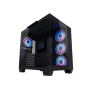 LC-Power Case Gaming 809BE-ATX, ATX, Micro ATX, MiniITX4x 120mm ARGB fans, tempered glass