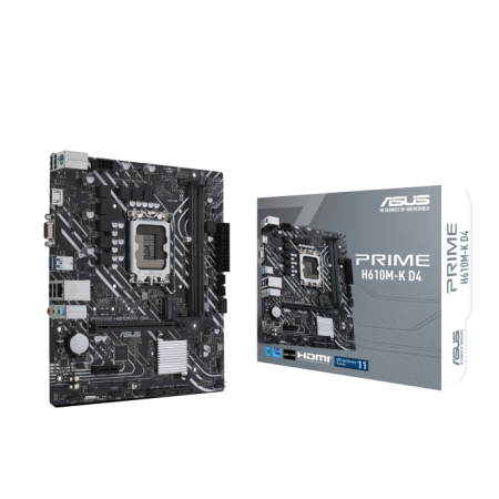 ASUS MB PRIME H610M-K D4Intel H610LGA 17002xDDR4VGA,HDMImicro ATX