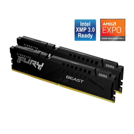 Kingston 32GB 5600MHz DDR5Fury Beast (2x16), CL36, EXPO