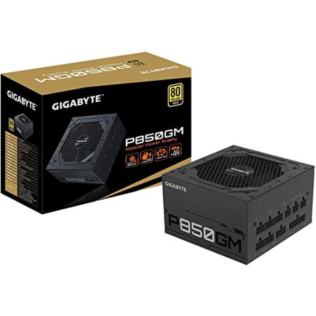 Gigabyte PSU 850W Gold Modular80+ GOLD Fully Modular8xSATA,4xPCIe 6+2 Pin, 1xFloppy