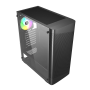 UBIT Gaming Case + 4 RGB fans U195A16