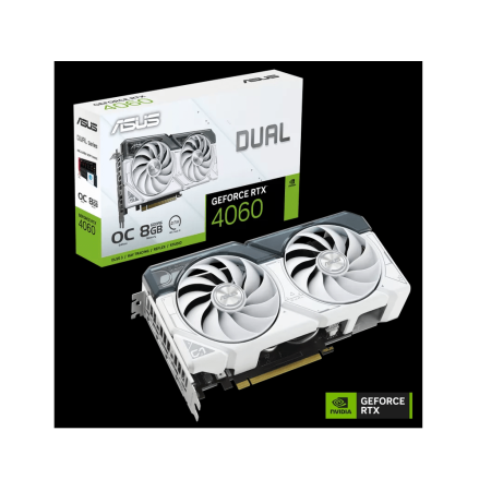 ASUS DUAL-RTX4060-O8G-WHITENVIDIA GeForce RTX 40608GB GDDR6 128bitHDMI,3xDP