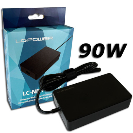 LC-Power Notebook Adaptor 90WUniversal with 10 Adaptors