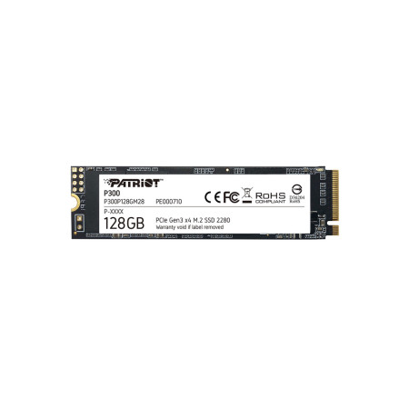 Patriot SSD 128GB, M.22280 PCIe Gen3 x 4, NVMe 1.3R/W: 1700/1100 MB/s