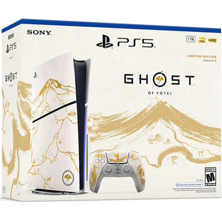 PlayStation 5 Slim D chassis Ghost of Yotei Gold Limited Edition + Game VCH Bundle