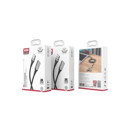 USB kabal XO NB219 ekstenzija USB - USB 2,0 m Black