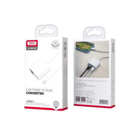 Adapter za mrezni kabal XO GB009 + type C ulaz
